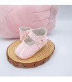 Zapato Merceditas Charol Rosa  Inicio  Zapato merceditas de charol en tono Rosa bebé de