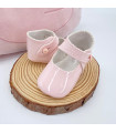 Zapato Merceditas Charol Rosa  Inicio  Zapato merceditas de charol en tono Rosa bebé de