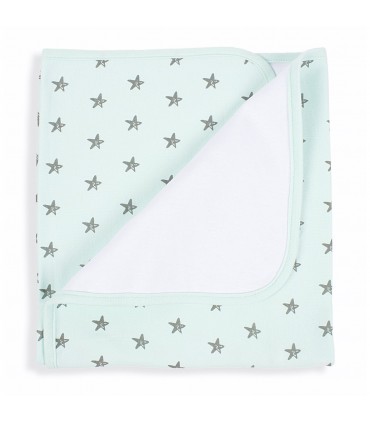 Arrullo  Baño bebe    arrullo, 70cm, verde, infantil, talla, mint, gris, algodón, estrellas