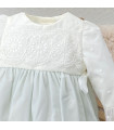 Vestido Con Capota Ceremonia Tul Plumeti y Encaje  Ceremonia    capota, plumeti, encaje