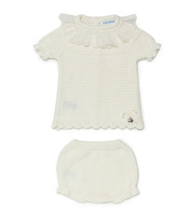 Conjunto Ranita en Hilo Crudo Encaje  Inicio    ranita, encaje, conjunto, hilo, crudo