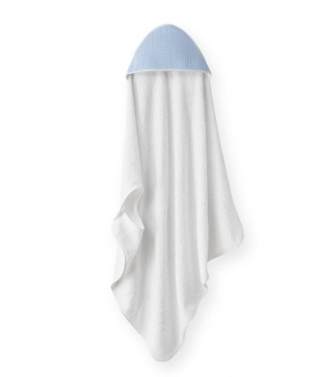 Capa de Baño Wafle Rosa  Baño del bebé  Capa de baño para bebé, modelo delantal. Capa