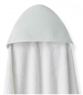 Capa de Baño Wafle Verde  Baño del bebé  Capa de baño para bebé, modelo delantal. Capa