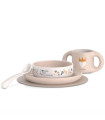 Vajilla Infantil +6m Wonderland Liberty Rosa Suavinex  Suavinex    rosa, infantil, wonderland