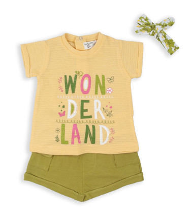 Camiseta con Pantalón y Turbante Wonderland  Inicio    pantalón, turbante, wonderland