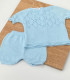 Conjunto Pantalón Hilo Canesu Rombos Azul  Inicio    canesu, hilo, conjunto, azul, pantalón