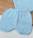 Conjunto Pantalón Hilo Canesu Rombos Azul  Inicio    canesu, hilo, conjunto, azul, pantalón