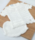 Conjunto Ranita Hilo Bebé Encaje Blanco  Inicio    ranita, hilo, blanco, encaje, conjunto