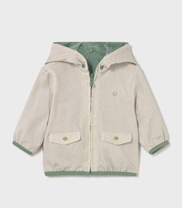 Cortavientos Reversible Bebé Niño  Inicio  Cortavientos reversible en tono verde de Mayoral