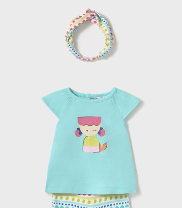 Conjunto Pantalón Con Camiseta y Turbante  Inicio    turbante, pantalón, conjunto, camiseta