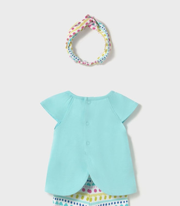 Conjunto Pantalón Con Camiseta y Turbante  Inicio    turbante, pantalón, conjunto, camiseta