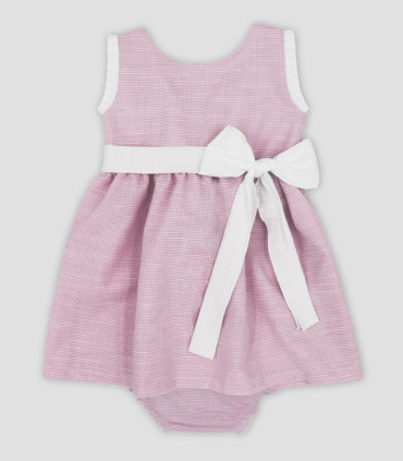 Vestido Lazada Con Braguita Niña  Inicio  Vestido con lazada y braguita a juego para niña