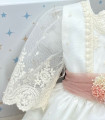 Vestido Tul Bordado Manga Francesa  Inicio    francesa, bordado, vestido, manga |Confetti Bebe