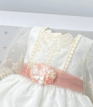 Vestido Tul Bordado Manga Francesa  Inicio    francesa, bordado, vestido, manga |Confetti Bebe