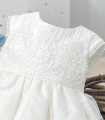 Vestido Lorzas Con Tul y Encaje  Inicio    encaje, lorzas, vestido |Confetti Bebe
