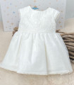Vestido Lorzas Con Tul y Encaje  Inicio    encaje, lorzas, vestido |Confetti Bebe
