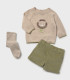 Conjunto Pantalón Corto y Jersey Con Leotardos Mayoral  Inicio    mayoral, corto, pantalón