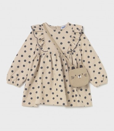 Vestido Con Bolso Niña Mayoral  Inicio    niña, vestido, bolso, mayoral |Confetti Bebe