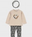 Conjunto Legging Con Diadema Niña Mayoral  Inicio  Temporada Otoño-Invierno.  legging