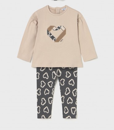 Conjunto Legging Con Diadema Niña Mayoral  Inicio  Temporada Otoño-Invierno.  legging