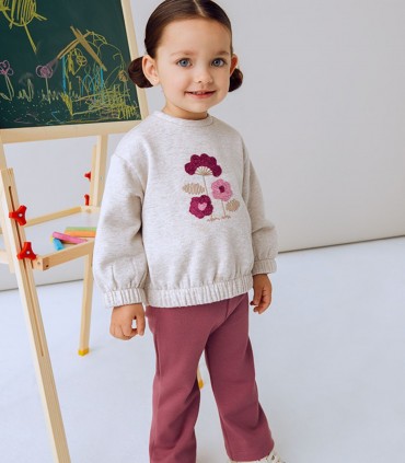 Conjunto Sudadera Y Legging Niña Mayoral  Inicio  Temporada Otoño-Invierno.  niña, sudadera