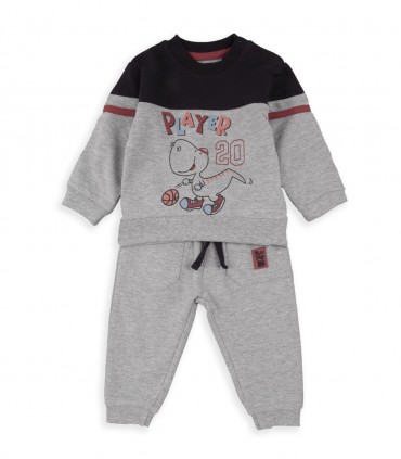 Chándal Niño Dino  Inicio  Temporada Otoño-Invierno.  chándal, dino, niño |Confetti Bebe