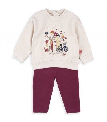 Conjunto Sudadera y Legging Niña  Inicio  Temporada Otoño-Invierno.  sudadera, niña, legging