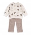 Conjunto Sudadera y Legging Niña Corazones  Inicio  Temporada Otoño-Invierno.  conjunto, niña