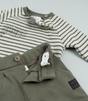 Conjunto Sudadera y Pantalón Niño Croco  Inicio  Temporada Otoño-Invierno.  croco, sudadera