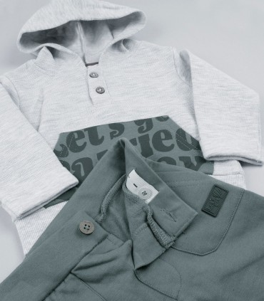 Conjunto Sudadera y Pantalón Niño  Inicio  Temporada Otoño-Invierno.  niño, pantalón