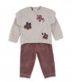 Conjunto Sudadera y Legging Niña Flower  Inicio  Temporada Otoño-Invierno.  flower, sudadera