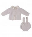 Conjunto Tres Piezas Ranita Punto Beig  Inicio    tres, punto, piezas, beig, conjunto, ranita