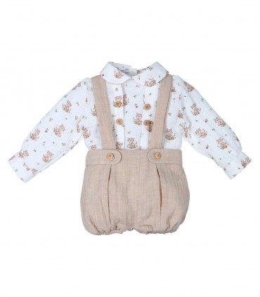 Ranita Con Tirantes y Blusa Fox  Inicio    tirantes, ranita, blusa |Confetti Bebe