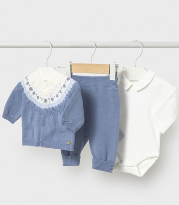 Conjunto Pantalón tricot Bebé Mayoral  Inicio  Adorable conjunto para bebé niño, perfecto para