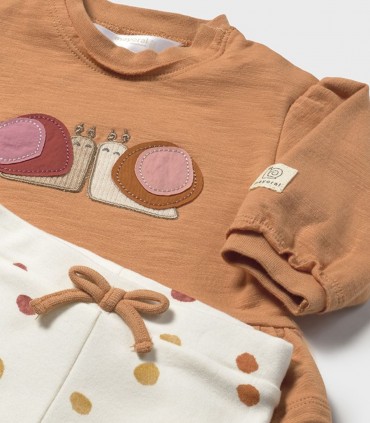 Conjunto Leggings Bebé Niña Mayoral  Inicio  Conjunto de leggings y sudadera para bebé niña de