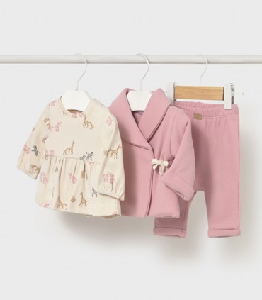 Conjunto Tres Piezas Pantalón Bebé Niña Mayoral  Inicio    niña, piezas, tres, mayoral, bebé