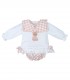 Conjunto Ranita Vichy Rosa  Inicio  Conjunto de sudadera y ranita para bebé de la colección