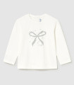 Camiseta Lazo Niña Mayoral  Inicio  Camiseta básica para niña de la colección otoño invierno