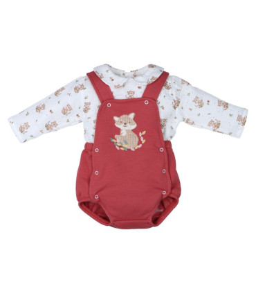 Peto Con Blusa Fox  Inicio    blusa, peto |Confetti Bebe