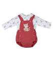 Peto Con Blusa Fox  Inicio    blusa, peto |Confetti Bebe