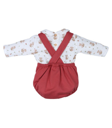 Peto Con Blusa Fox  Inicio    blusa, peto |Confetti Bebe