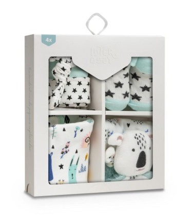 Pack Regalo Recién Nacido Koala  Inicio  Preciosa cajita ideal para detalles de recién nacido.