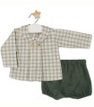 Conjunto Camisa y Ranita Bombacho Musgo  Inicio    bombacho, conjunto, ranita, camisa, musgo