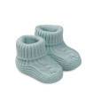 Toca Con Gorro y Patucos Verde Agua  Inicio    patucos, gorro, toca, verde, agua |Confetti Bebe