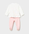 Conjunto polaina y camiseta Mayoral bebé niña rosa y blanco  Inicio  Conjunto de polaina y