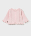 Conjunto tricot Mayoral bebé niña rosa con ranita y chaqueta  Inicio  Conjunto de 3 piezas en