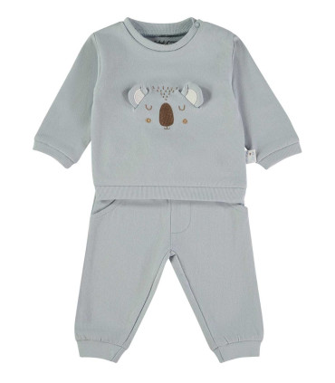 Chándal bebé niño Babybol azul con sudadera osito  Inicio  Chándal para bebé niño de Babybol