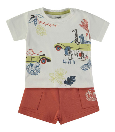 Conjunto pantalón corto y camiseta Babybol bebé niño  Inicio  Conjunto de pantalón corto y