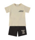 Conjunto Babybol niño pantalón corto y camiseta beige  Inicio  Conjunto de pantalón corto y