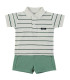 Conjunto Babybol niño polo rayas y pantalón corto  Inicio  Conjunto de pantalón corto y polo